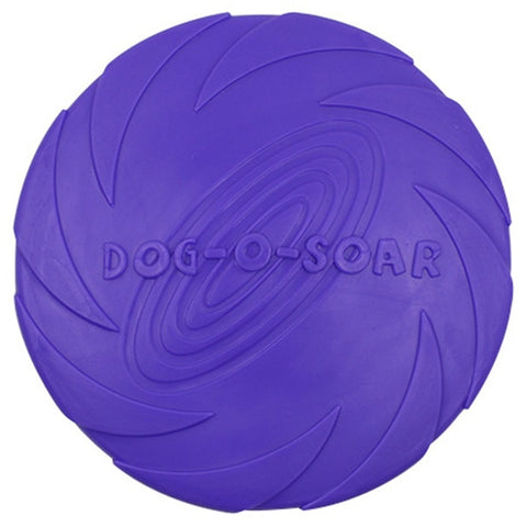 1pcs Funny Silicone Flying Saucer Dog Cat Toy Dog Game Flying Discs Resistant Chew Puppy Training Interactive Dog Supplies