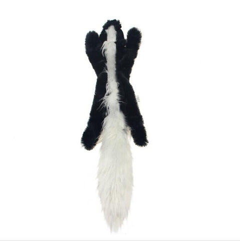 Plush Dog Chew Toys Pet Puppy Cleaning Teeth Toy Wolf Toys Stuffed Squeaky Animals Rabbit Honking Training Squirrel Pet Supplies