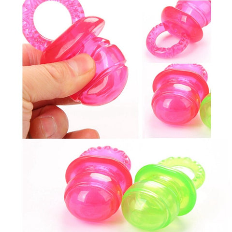Pet Dog Toy TPR Transparent Pacifier Dog Bite Toy Vent Molars Pet Dog Entertainment Toys Pet Supplies All Dogs Universal