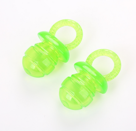 Pet Dog Toy TPR Transparent Pacifier Dog Bite Toy Vent Molars Pet Dog Entertainment Toys Pet Supplies All Dogs Universal