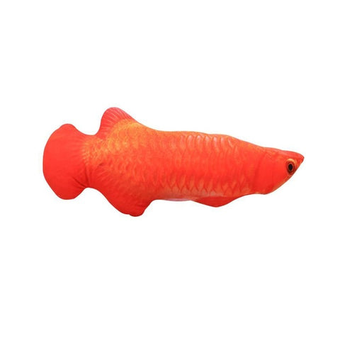 Plush Creative 3D Carp Fish Shape Cat Toy Gift Cute Gifts Stuffed Toy Doll Simulation Catnip For Pet Playing Pillow Fish Fi T0V1