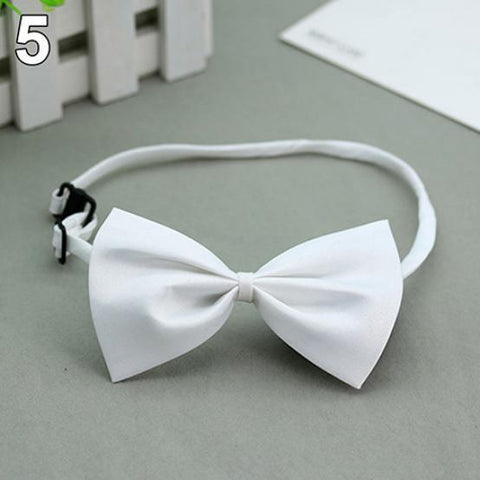 Pet Bow Tie Cute Solid Adjustable Cat Bowtie Pet Dog Collar Bowknot Necktie Cats Products for Pets  Collar Para Gato