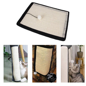 Pet Cat Scratch Guard Mat Sisal Pad Cats Scratching Post Kitten Grinding Claw Scratcher Mat Furniture Sofa Protector Cat Toys