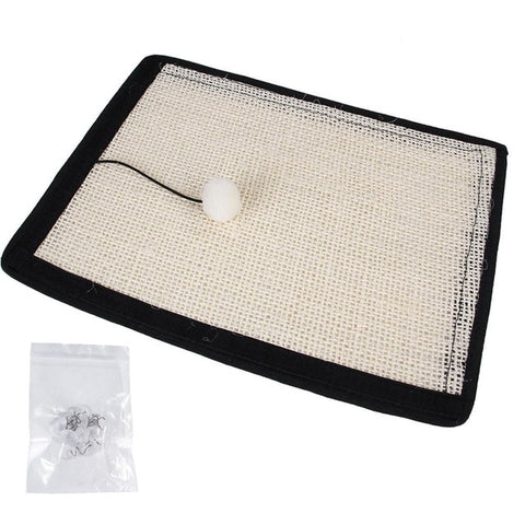 Pet Cat Scratch Guard Mat Sisal Pad Cats Scratching Post Kitten Grinding Claw Scratcher Mat Furniture Sofa Protector Cat Toys