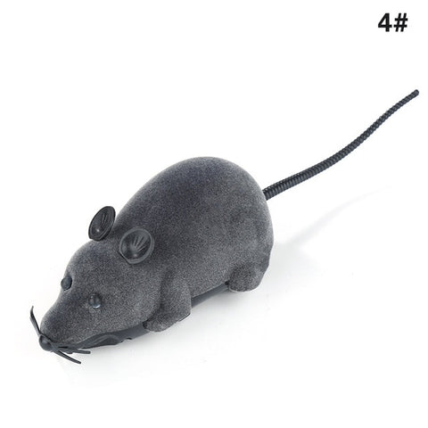 Remote Control Brown Rat Mouse Toy For Cat Kitten Dog Pet Novelty Gift Portable False Mouse Novelty RC Cat Funny Playing Toys