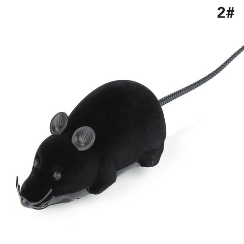 Remote Control Brown Rat Mouse Toy For Cat Kitten Dog Pet Novelty Gift Portable False Mouse Novelty RC Cat Funny Playing Toys