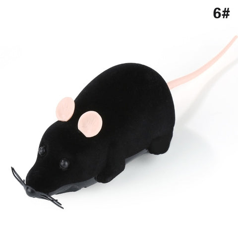 Remote Control Brown Rat Mouse Toy For Cat Kitten Dog Pet Novelty Gift Portable False Mouse Novelty RC Cat Funny Playing Toys