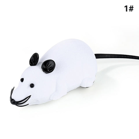 Remote Control Brown Rat Mouse Toy For Cat Kitten Dog Pet Novelty Gift Portable False Mouse Novelty RC Cat Funny Playing Toys