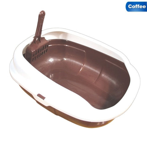 Toilet Bedpan Cat Litter Box Cat Dog Tray Toilet Supply Teddy Anti-Splash Pet Dog Toilette Puppy Indoor Home Plastic Sandbox Cat