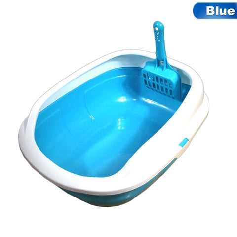 Toilet Bedpan Cat Litter Box Cat Dog Tray Toilet Supply Teddy Anti-Splash Pet Dog Toilette Puppy Indoor Home Plastic Sandbox Cat