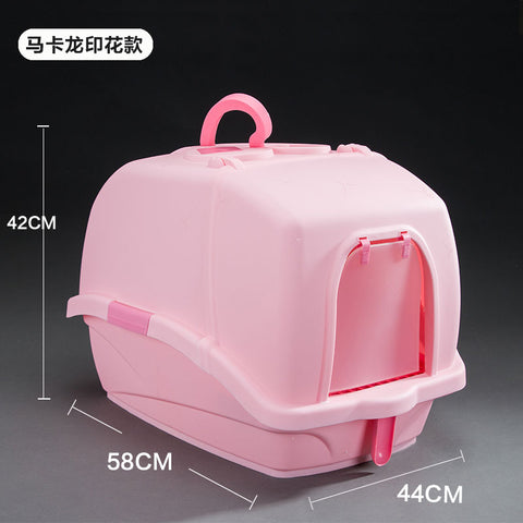 Indoor Pet Toilet Cat Litter Box Training Mat Products Cat Litter Scoop Shoved Tray Lettiera Gatto Chiusa Pet Products AA60CL