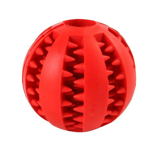 Pet Dog Chew Toys Extra-tough Rubber Ball Toy Funny Interactive Elasticity Ball Dog Chew Toys For Dog Tooth Clean Ball Of Food