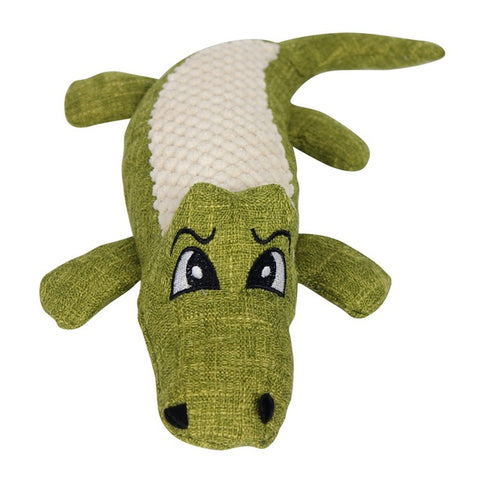 Pet Plush Crocodile Toy for Grinding and Cleaning Teeth Dog Lovely Chew Toy for Solving Boredom