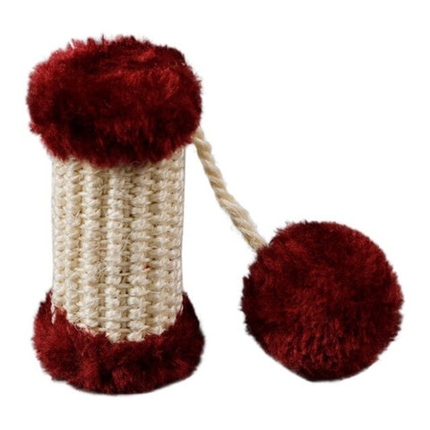 Funny Interactive Crazy Cat Toy Pet Kitten Chewing Toy Sisal Durable Toys Claws Thumb Bite Squeaky Toy For Cats Cat Kickers