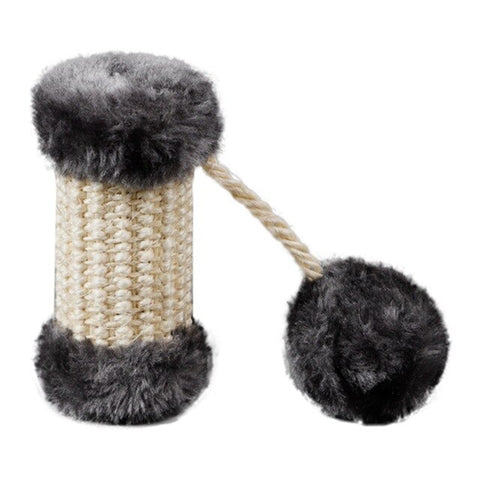 Funny Interactive Crazy Cat Toy Pet Kitten Chewing Toy Sisal Durable Toys Claws Thumb Bite Squeaky Toy For Cats Cat Kickers