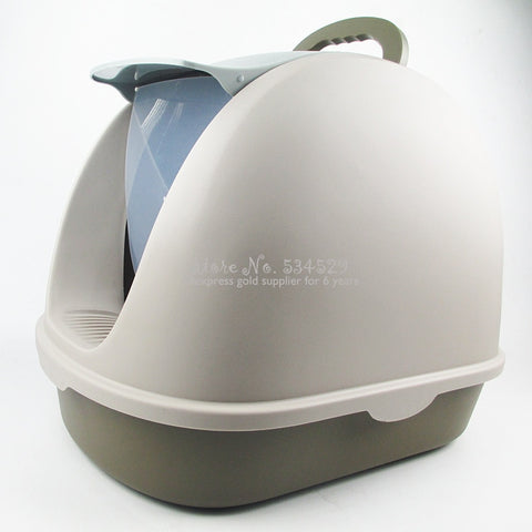 15%Extra Large Deodorant Anti Splashing Deodorant Cat Sand Table  Cat Litter Basin Fully Enclosed Cat Toilet Supplies