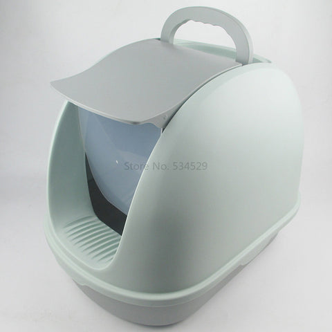 15%Extra Large Deodorant Anti Splashing Deodorant Cat Sand Table  Cat Litter Basin Fully Enclosed Cat Toilet Supplies