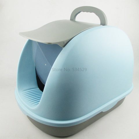 15%Extra Large Deodorant Anti Splashing Deodorant Cat Sand Table  Cat Litter Basin Fully Enclosed Cat Toilet Supplies