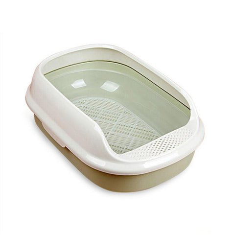 Anti Splash Cats Litter Box Pet Toilet Bedpan Cat Dog Tray Kitten Dog Clean Toilette Home Plastic Sand Box Supplies