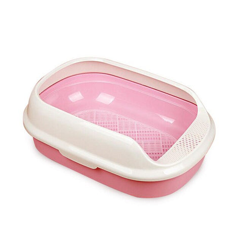 Anti Splash Cats Litter Box Pet Toilet Bedpan Cat Dog Tray Kitten Dog Clean Toilette Home Plastic Sand Box Supplies