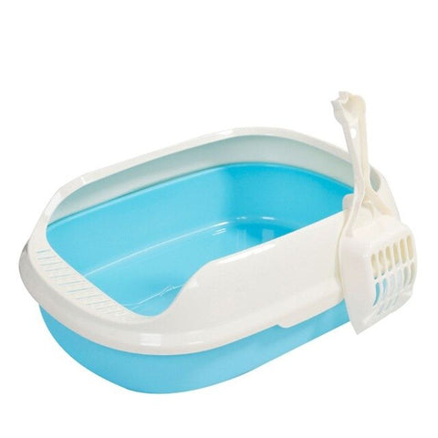 Pet Dog Toilet Cat Litter Box Cat Dog Tray Teddy Anti-Splash Toilette with cat litter shovel Puppy Cat Indoor Home Sandbox