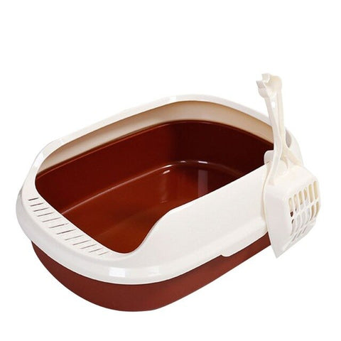 Pet Dog Toilet Cat Litter Box Cat Dog Tray Teddy Anti-Splash Toilette with cat litter shovel Puppy Cat Indoor Home Sandbox